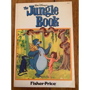 Walt Disney The Jungle Book Fisher Price Retro Kids Book 1980s